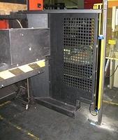 Reflector SG4 system on rear of Amada shear